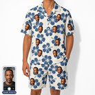 Men's Flora Fiesta Custom Face Shirt & Shorts Set