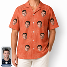Men's Tiki Treetops Custom Face Hawaiian Shirt