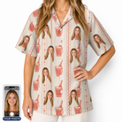 Women's Bubbly Buckets Custom Face Hawaiian Shirt