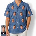 Men's Golden Gush Custom Face Hawaiian Shirt