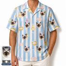 Men's Naptime Nooks Custom Cat Face Hawaiian Shirt