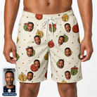 Men's Chime Charms Custom Face Beach Shorts