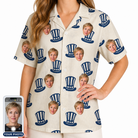 Women's Crown Capers Custom Face Hawaiian Shirt