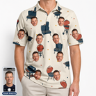 Men's Smoke Signals Custom Face Polo Shirt