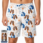 Men's Yap Yurts Custom Dog Face Beach Shorts