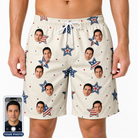 Men's Fourth Fizz Custom Face Beach Shorts
