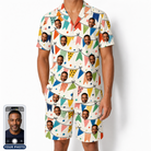 Men's Tulle Tumble Custom Face Shirt & Shorts Set