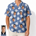 Men's Split Personality Custom Face Hawaiian Shirt