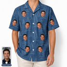 Men's Needle Nineteen Custom Face Hawaiian Shirt