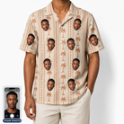 Men's Orchid Oasis Custom Face Hawaiian Shirt