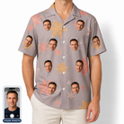 Men's Flurry Fanfare Custom Face Hawaiian Shirt