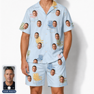 Men's Folded Fellowship Custom Face Shirt & Shorts Set
