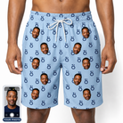 Men's Lovebound Luster Custom Face Beach Shorts