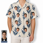 Men's Scarlet Spikes Custom Face Hawaiian Shirt