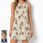 Women's Vow Vino Custom Face Tank Dress