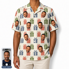 Men's Cheery Crates Custom Face Hawaiian Shirt
