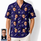 Men's Bone Appétit Custom Face Hawaiian Shirt