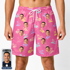 Men's Heatwave Hacienda Custom Face Beach Shorts