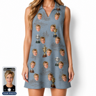Women's Ace Accolades Custom Face V-Neck Dress