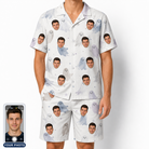 Men's Wraith Wiggles Custom Face Shirt & Shorts Set