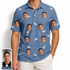 Men's Mako Minnows Custom Face Polo Shirt