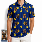Men's Quack Pack Custom Dog Face Polo Shirt