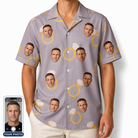 Men's Diamond Dares Custom Face Hawaiian Shirt