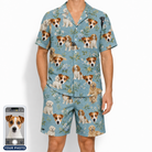 Men's Doggone Doodles Custom Dog Face Shirt & Shorts Set