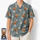 Men's Muzzle Marks Custom Dog Face Hawaiian Shirt