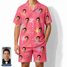 Men's Paradise Punch Custom Face Shirt & Shorts Set