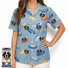 Women's Aero Barkers Custom Dog Face Hawaiian Shirt