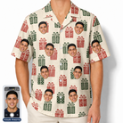 Men's Bowtiful Bundles Custom Face Hawaiian Shirt