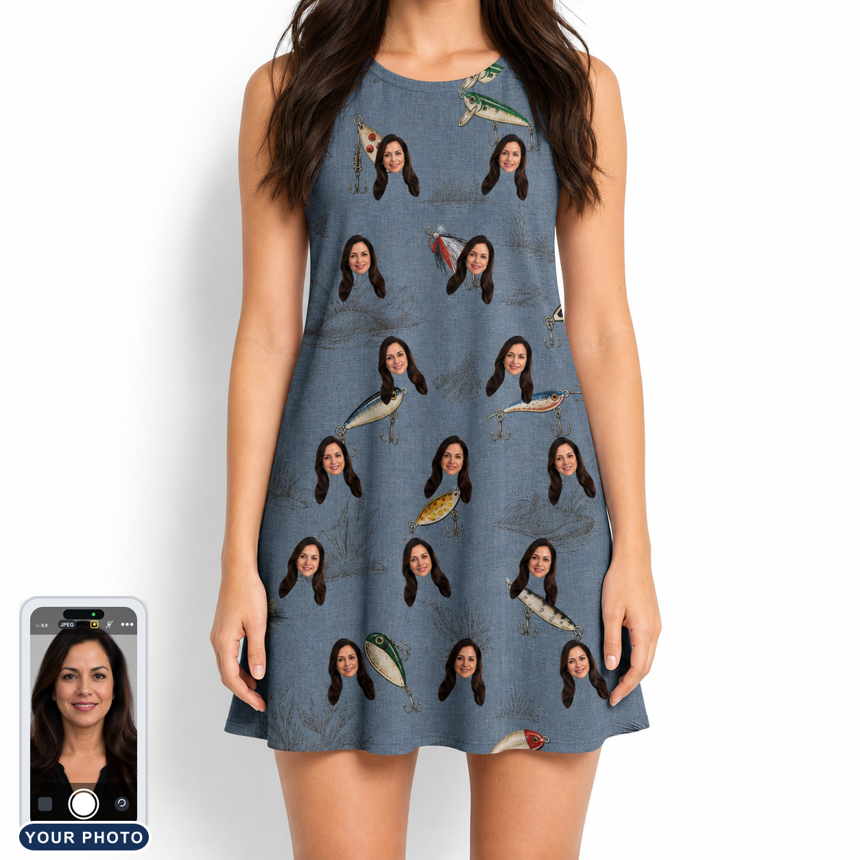 Women's Jig Jamboree Custom Face Tank Dress