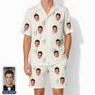 Men's Proposal Pails Custom Face Shirt & Shorts Set