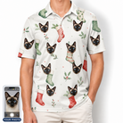 Men's Hearth Hangers Custom Cat Face Polo Shirt