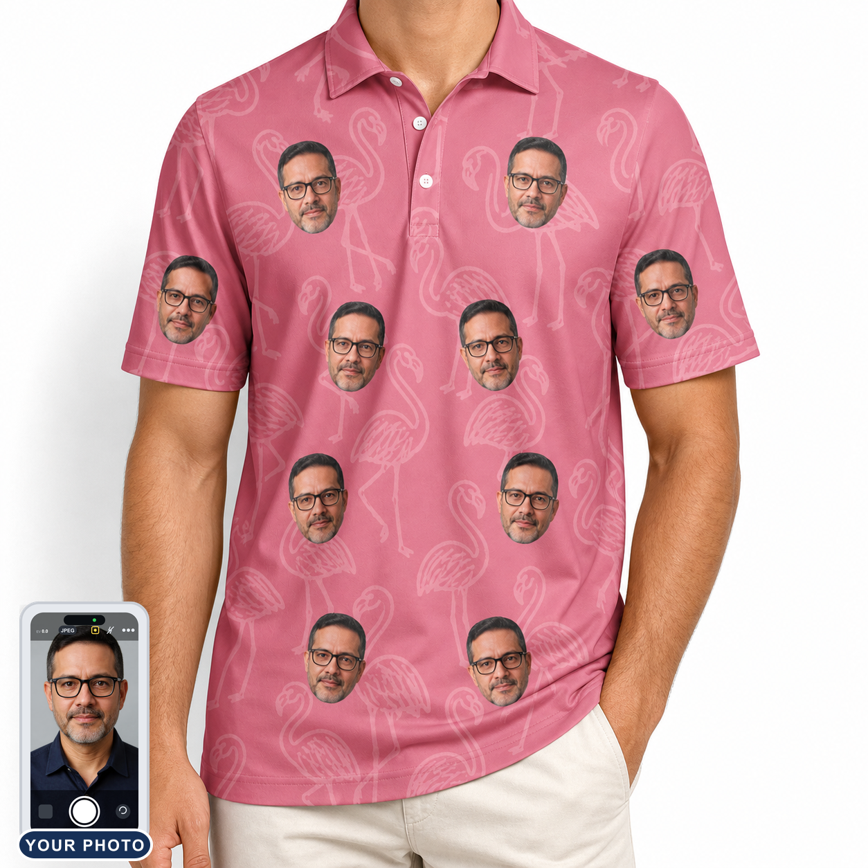 Men's Beakside Belles Custom Face Polo Shirt