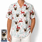 Men's Prancer Pranks Custom Cat Face Hawaiian Shirt