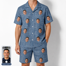 Men's Porchlight Punks Custom Face Shirt & Shorts Set