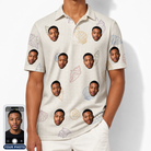 Men's Bivalve Bounce Custom Face Polo Shirt