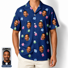 Men's Boxed Bliss Custom Face Hawaiian Shirt