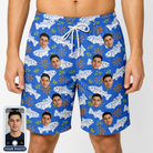 Men's River Rascals Custom Face Beach Shorts