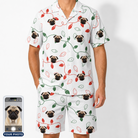 Men's Merry Circuits Custom Dog Face Shirt & Shorts Set