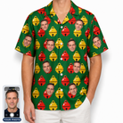 Men's Ringing Revelry Custom Face Hawaiian Shirt