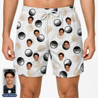 Men's Dimple Dash Custom Face Beach Shorts