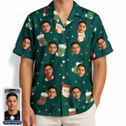 Men's Chimney Cheer Custom Face Hawaiian Shirt