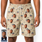 Men's Flag Fandango Custom Face Beach Shorts