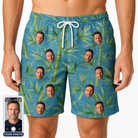 Men's Bamboo Boogie Custom Face Beach Shorts