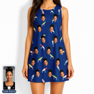 Women's Lure Lore Custom Face Tank Dress