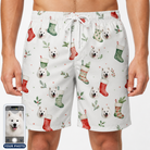Men's Hearth Hangers Custom Dog Face Beach Shorts