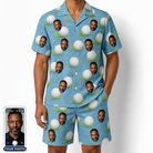 Men's Roundabout Rollers Custom Face Shirt & Shorts Set